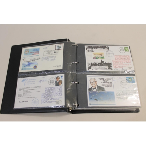 667 - AVIATION - SIGNED FIRST DAY COVERS. A large and impressive collection of signed Aviation First Day C... 