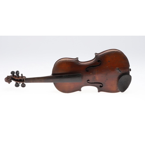 668 - ANTIQUE VIOLINS & BOWS. Including a Dresden 'Copy of Nichlaus Amati, Fecit Dresdae fil Anno' violin ... 