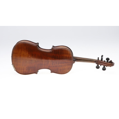 668 - ANTIQUE VIOLINS & BOWS. Including a Dresden 'Copy of Nichlaus Amati, Fecit Dresdae fil Anno' violin ... 