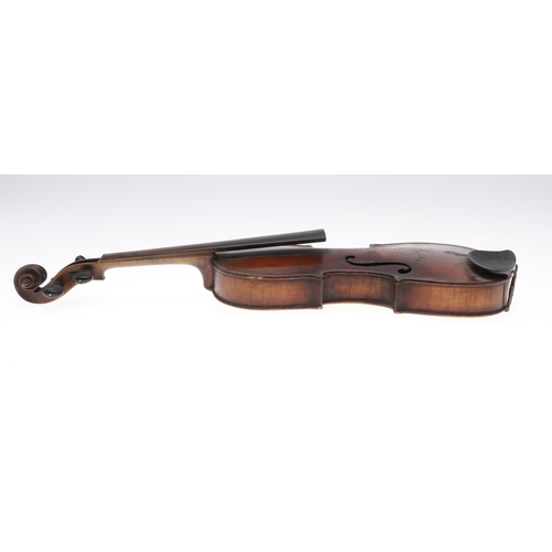 668 - ANTIQUE VIOLINS & BOWS. Including a Dresden 'Copy of Nichlaus Amati, Fecit Dresdae fil Anno' violin ... 