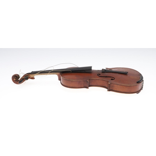 668 - ANTIQUE VIOLINS & BOWS. Including a Dresden 'Copy of Nichlaus Amati, Fecit Dresdae fil Anno' violin ... 