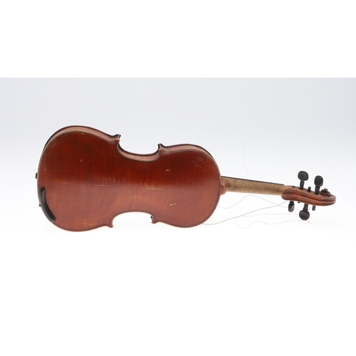 668 - ANTIQUE VIOLINS & BOWS. Including a Dresden 'Copy of Nichlaus Amati, Fecit Dresdae fil Anno' violin ... 