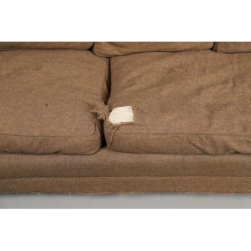 680 - A LARGE 1960'S HEALS SOFA. A large four seater sofa with loose cushions and supported on six legs. D... 