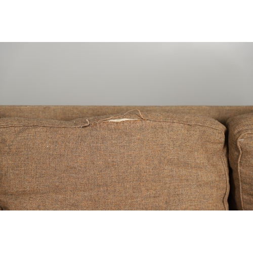 680 - A LARGE 1960'S HEALS SOFA. A large four seater sofa with loose cushions and supported on six legs. D... 