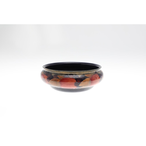 732 - ANTIQUE MOORCROFT TWO HANDLED BOWL, & OTHER ITEMS. A two handled bowl painted in the Pomegranate des... 