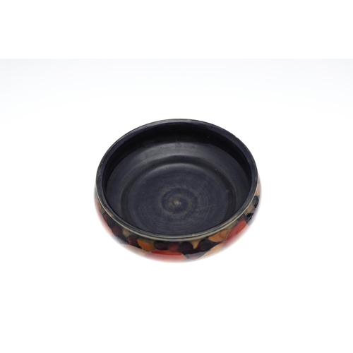 732 - ANTIQUE MOORCROFT TWO HANDLED BOWL, & OTHER ITEMS. A two handled bowl painted in the Pomegranate des... 