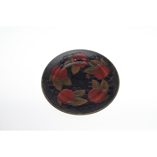 737 - ANTIQUE MOORCROFT PLATE & VARIOUS OTHER ITEMS - POMEGRANATE. Including a circular plate in the Pomeg... 