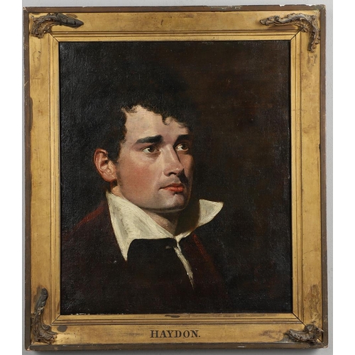 400 - BENJAMIN ROBERT HAYDON (1786-1846). PORTRAIT OF A GENTLEMAN, IDENTIFIED AS NATHANIEL HOWARD, SCHOOLM... 