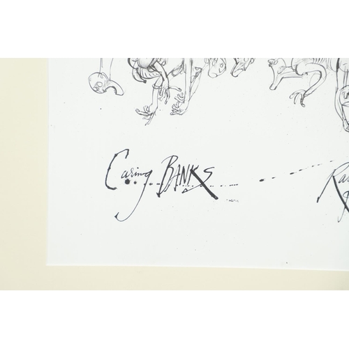 444 - RALPH STEADMAN (B.1936). After. QUASIMODO MOUSE. (d) Colour reproduction, signed and numbered 130/15... 