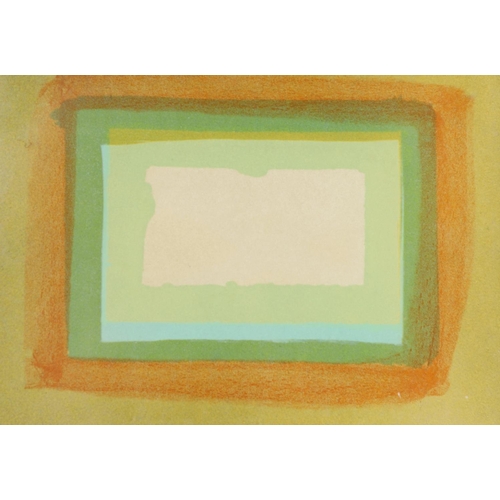 452 - SIR HOWARD HODGKIN, CH, CBE (1932-2017). WINDOW (`MORE INDIAN VIEWS`). Colour lithograph, 1976, publ... 