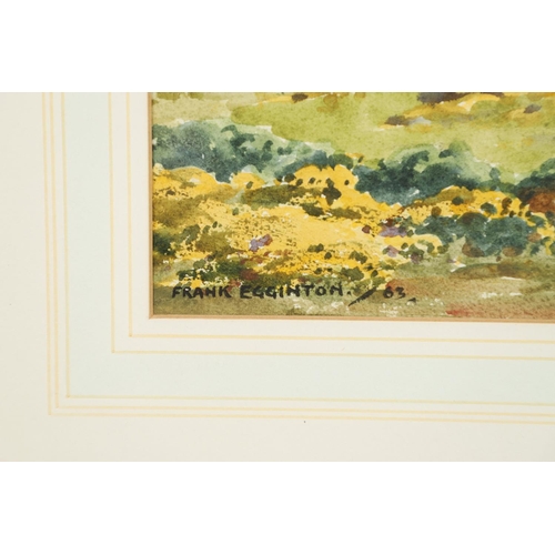 469 - FRANK EGGINTON (1908-1990). CLOONEY LOUGH, KENMARE, CO. KERRY. (d) Signed and dated 63, watercolour ... 