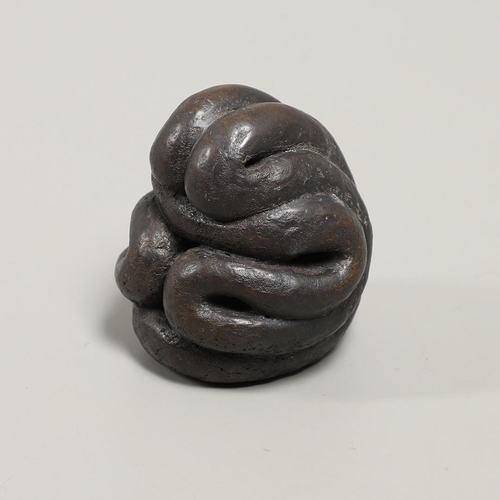 568 - PETER RANDALL-PAGE (B.1954). BRONZE VI. (d) Bronze, dark brown patina, 1992, unique
11.5cm.
Provenan... 