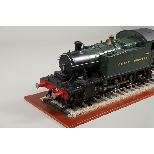 581 - RARE SCRATCH BUILT STEAM LOCOMOTIVE 'GWR PRAIRIE' - 5 INCH GAUGE. An impressive 5 inch gauge 45xx GW... 