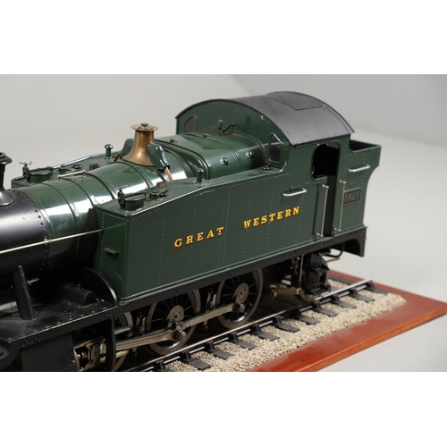 581 - RARE SCRATCH BUILT STEAM LOCOMOTIVE 'GWR PRAIRIE' - 5 INCH GAUGE. An impressive 5 inch gauge 45xx GW... 