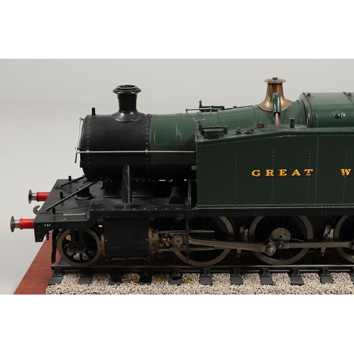 581 - RARE SCRATCH BUILT STEAM LOCOMOTIVE 'GWR PRAIRIE' - 5 INCH GAUGE. An impressive 5 inch gauge 45xx GW... 