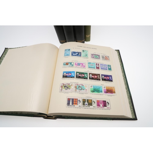 583 - BRITISH COMMONWEALTH STAMP COLLECTION - QE II. A good collection including six New Age stamp albums ... 