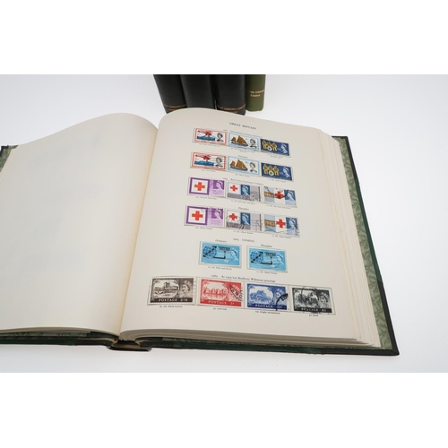 583 - BRITISH COMMONWEALTH STAMP COLLECTION - QE II. A good collection including six New Age stamp albums ... 