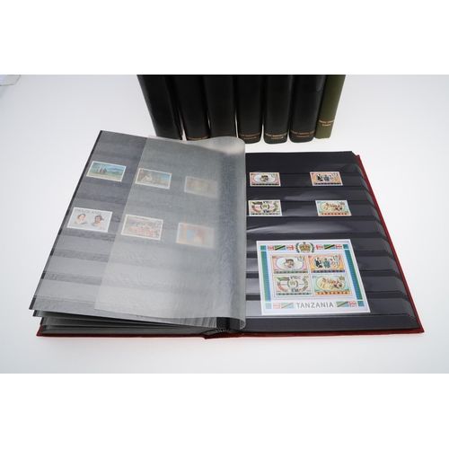 583 - BRITISH COMMONWEALTH STAMP COLLECTION - QE II. A good collection including six New Age stamp albums ... 