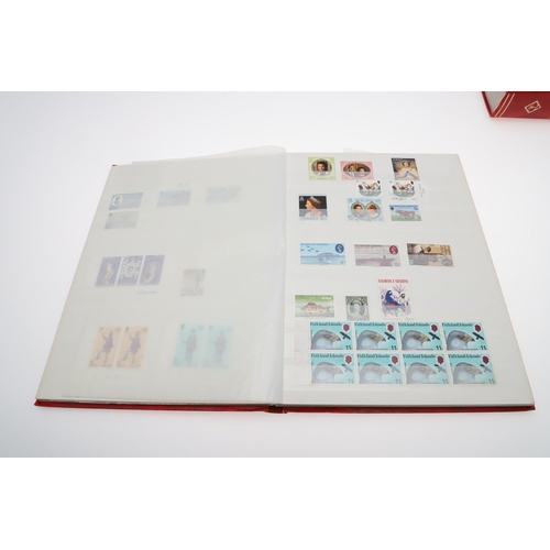 587 - BRITISH COMMONWEALTH STAMP COLLECTION. 10 albums with various British Commonwealth content, includin... 