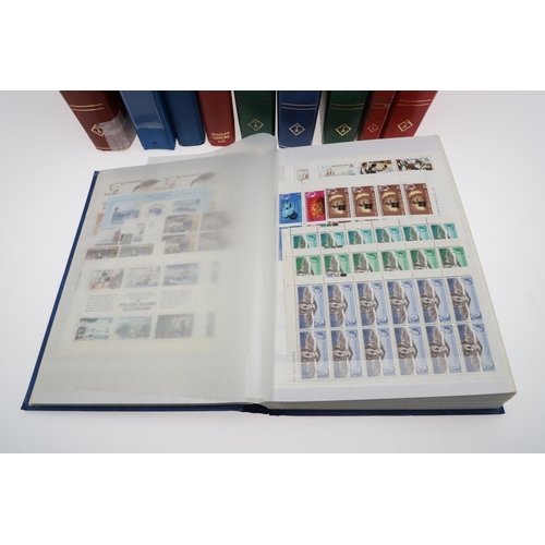 587 - BRITISH COMMONWEALTH STAMP COLLECTION. 10 albums with various British Commonwealth content, includin... 