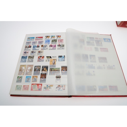 587 - BRITISH COMMONWEALTH STAMP COLLECTION. 10 albums with various British Commonwealth content, includin... 