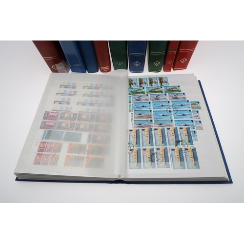 587 - BRITISH COMMONWEALTH STAMP COLLECTION. 10 albums with various British Commonwealth content, includin... 