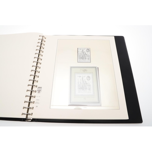 597 - GREAT BRITAIN STAMP ALBUMS. Four albums with mostly mint 20thc stamps, including QE II definitives (... 