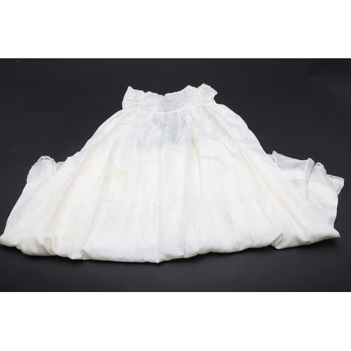 599 - VINTAGE CLOTHING & ACCESSORIES. Including late 19thc Christening Gowns, capes and bonnets, also with... 