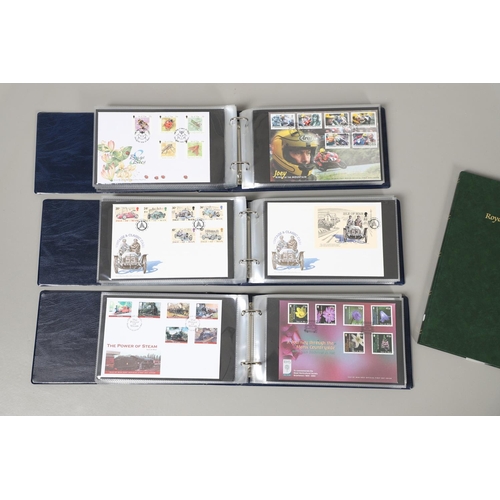 622 - ISLE OF MAN - COLLECTION OF MINT STAMPS & FIRST DAY COVERS. Including four albums with mint stamps f... 