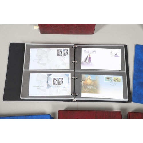 627 - LARGE COLLECTION OF FIRST DAY COVERS. 12 albums with a wide variety of First Day Covers,  including ... 