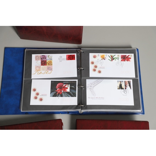 627 - LARGE COLLECTION OF FIRST DAY COVERS. 12 albums with a wide variety of First Day Covers,  including ... 