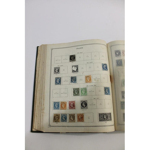 630A - TWO STAMP ALBUMS - THE IDEAL POSTAGE STAMP ALBUM. Two large albums of Foreign Countries, to 1914 and... 