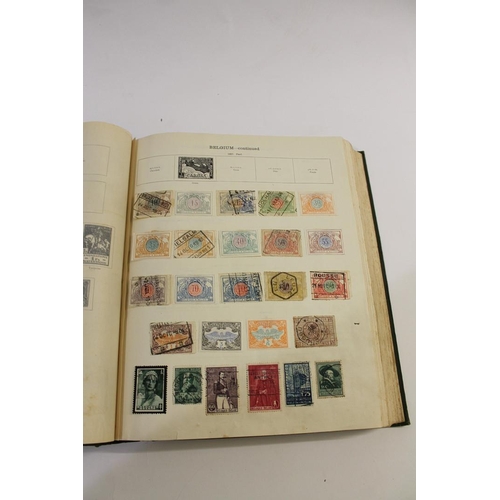 630A - TWO STAMP ALBUMS - THE IDEAL POSTAGE STAMP ALBUM. Two large albums of Foreign Countries, to 1914 and... 