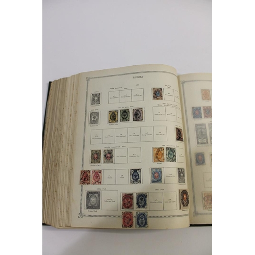 630A - TWO STAMP ALBUMS - THE IDEAL POSTAGE STAMP ALBUM. Two large albums of Foreign Countries, to 1914 and... 