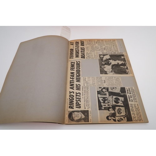 636 - 'THE BEATLES' - LARGE COLLECTION OF 1960's SCRAP BOOKS. A large and impressive collection of 28 Beat... 