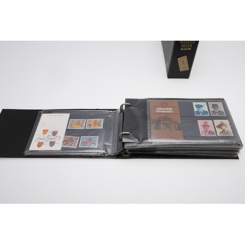 646 - MINT STAMP PRSENTATION PACKS & COLLECTION OF STAMPS INCLUDING POSTAL HISTORY COVERS & ALBUMS. Five a... 