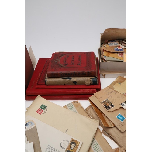 646 - MINT STAMP PRSENTATION PACKS & COLLECTION OF STAMPS INCLUDING POSTAL HISTORY COVERS & ALBUMS. Five a... 