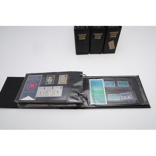 646 - MINT STAMP PRSENTATION PACKS & COLLECTION OF STAMPS INCLUDING POSTAL HISTORY COVERS & ALBUMS. Five a... 