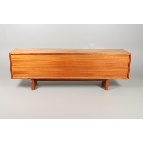 653 - MCINTOSH 'MC' MID CENTURY DINING SUITE 1973. Comprising a large teak sideboard with two large cupboa... 