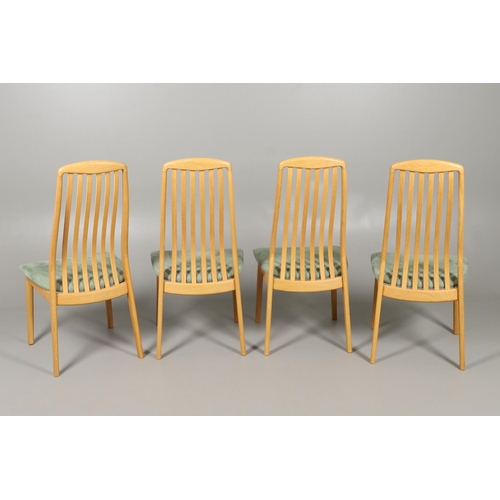 656 - A SET OF FOUR DANISH SCHOU ANDERSEN DINING CHAIRS. A set of four modern dining chairs, possibly made... 