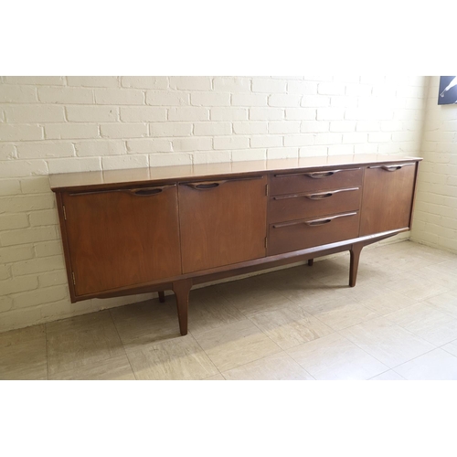 662 - G PLAN - RETRO TEAK SIDEBOARD. A teak sideboard with a large two door cupboard, three drawers (one f... 