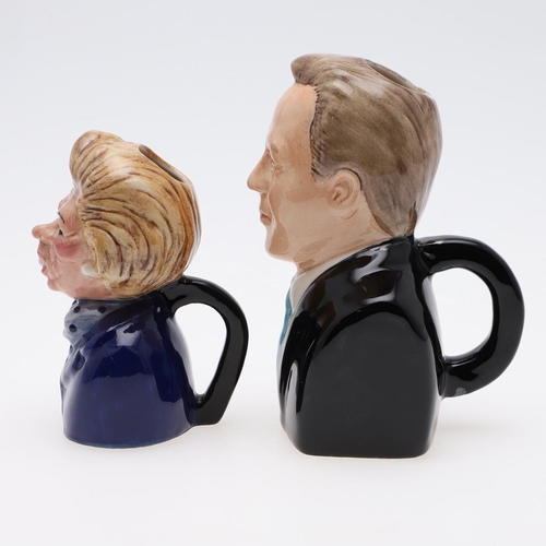 714 - BAIRSTOW & CARLTONWARE - POLITICAL TOBY JUGS. Including four large toby jugs, Ken Livingstone (55 of... 