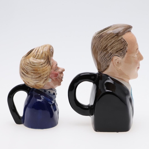 714 - BAIRSTOW & CARLTONWARE - POLITICAL TOBY JUGS. Including four large toby jugs, Ken Livingstone (55 of... 