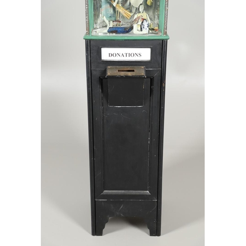 724 - LUCY CASSON (BORN 1960) - DONATIONS BOX SCULPTURE. (d) A large Donations Box, made as a commission i... 