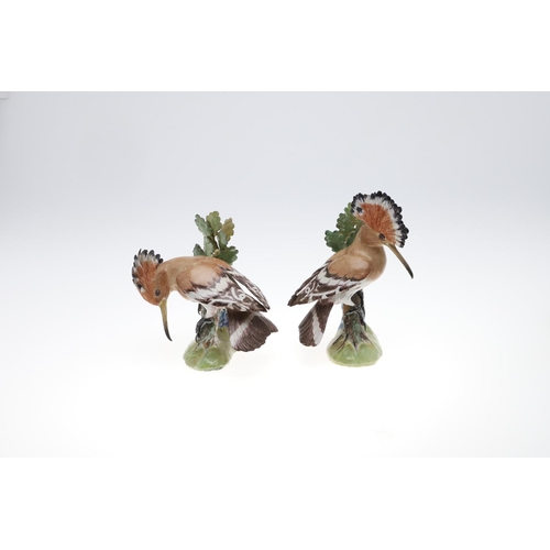 817 - CONTINENTAL TERRACOTTA BIRD FIGURES - SIGNED. A group of terracotta Bird figures, possibly Italian o... 