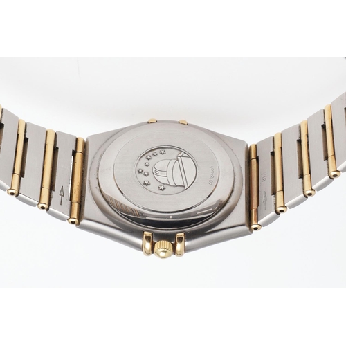 1050 - A GENTLEMAN'S STAINLESS STEEL AND GOLD CONSTELLATION CHRONOMETER AUTOMATIC WRISTWATCH BY OMEGA. the ... 