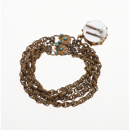 902 - A QUANTITY OF JEWELLERY. including a large citrine and gold brooch, 6cm wide, 22.6 grams, an amethys... 