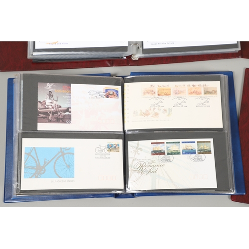 622a - A LARGE COLLECTION OF FIRST DAY COVERS - AUSTRALIA & GREAT BRITAIN. 16 albums with a variety of Firs... 