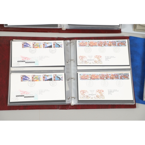 622a - A LARGE COLLECTION OF FIRST DAY COVERS - AUSTRALIA & GREAT BRITAIN. 16 albums with a variety of Firs... 