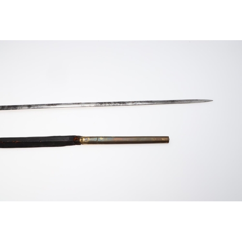 103 - AN 1855 PATTERN STATE OFFICIAL'S SWORD AND SCABBARD. With a 72cm tapering pointed blade marked with ... 